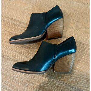 Kork-Ease Leather Slip on Ankle Boots